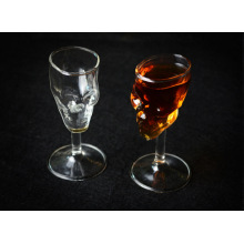 skull shaped stem shot glass